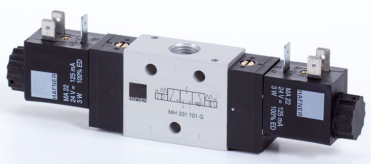 3/3-ходовые электромагнитные клапаны тип MH 331