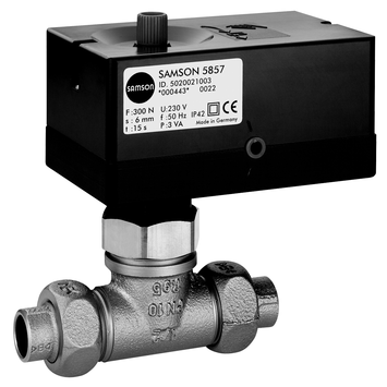 Для электрических регулирующих клапанов