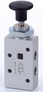 5/2-ходовые клапаны для низких температур с ручным управлением