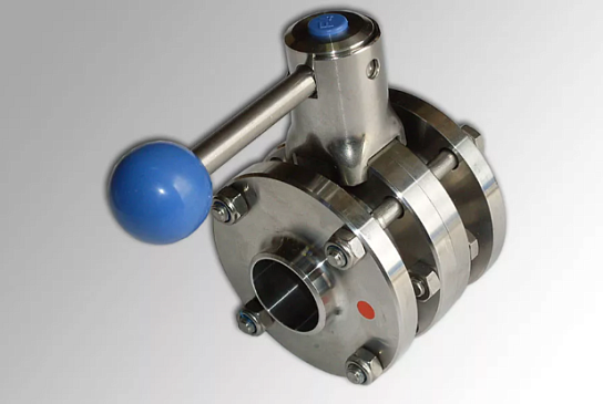 Дисковый кран межфланцевый