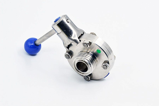 Кран дисковый СМС резьба/резьба с ручным управлением