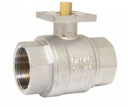 Кран шаровый резьбовой латунный с монтажной площадкой END-Armaturen KA/VU