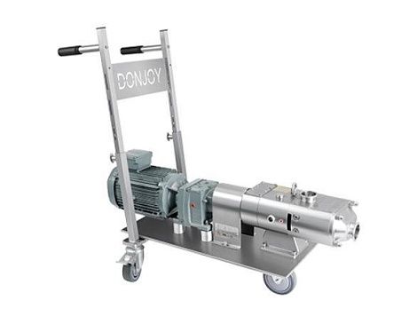 Двухвинтовой насос с передвижной тележкой и блоком управления DONJOY