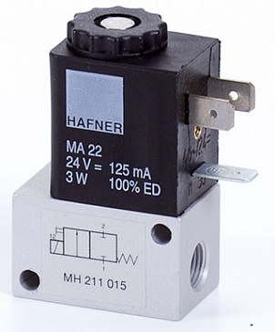 2/2-ходовые электромагнитные клапаны тип MH
